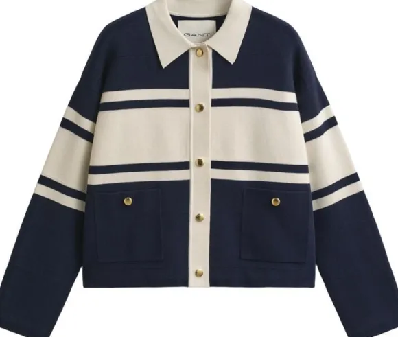 COLOR BLOCKED CARDIGAN