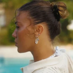 Contrast Stud Earrings