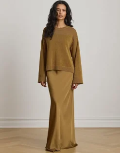 Cotton-Blend Crewneck Sweater