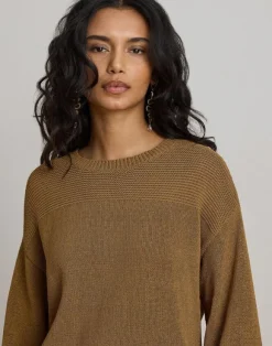 Cotton-Blend Crewneck Sweater