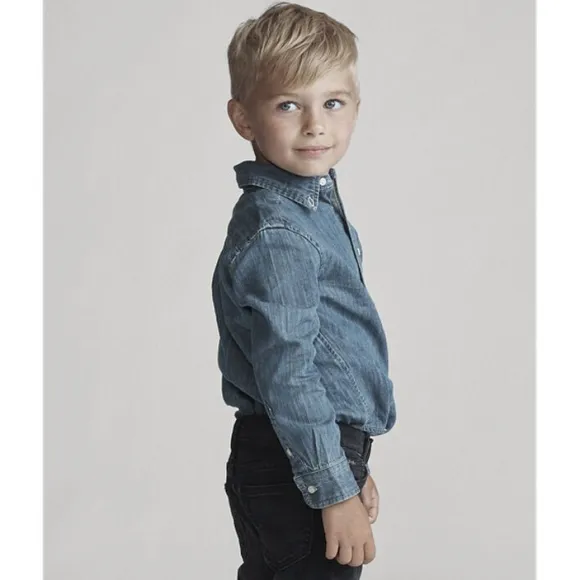 Cotton Denim Shirt