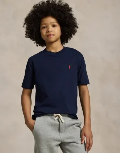 Cotton Jersey Crewneck Tee KIDS