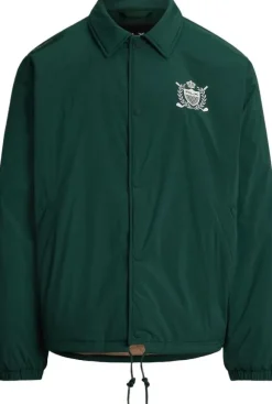 Crest-Print Coach’s Jacket