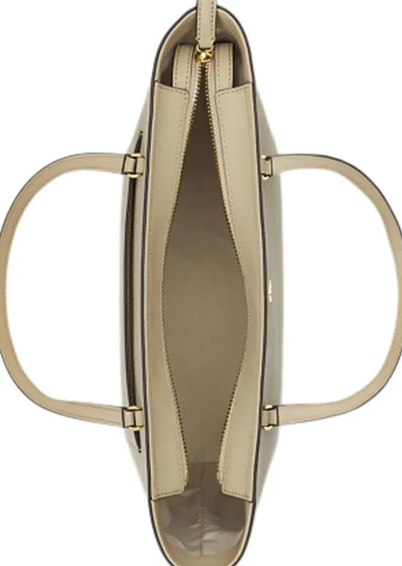 Crosshatch Leather Medium Karly Tote