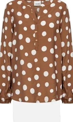 Curvy WA-CELIA 1 Bluse Brun