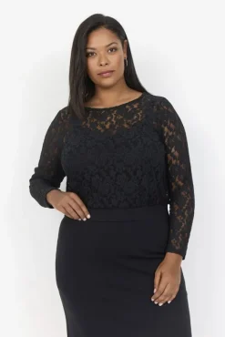 Curvy WA-GRAZIA 2 T-shirt Sort