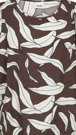 Curvy WA-HERMINA 1 Top Mørk brun