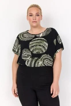 Curvy WA-MEDINE 1 Bluse Sort