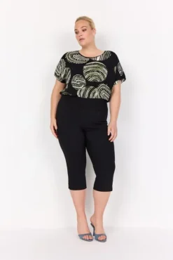 Curvy WA-MEDINE 1 Bluse Sort