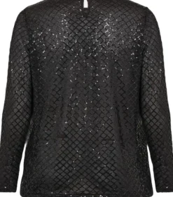 Curvy WA-SHAO 1 Bluse Sort