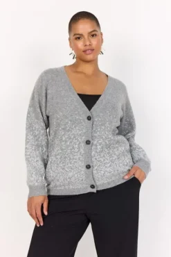 Curvy WA-SYLVA 2 Cardigan Lys grå