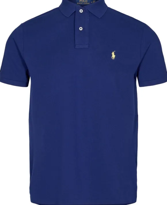 Custom Slim Fit Mesh Polo Shirt