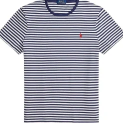 Custom Slim Fit Striped Jersey T-Shirt