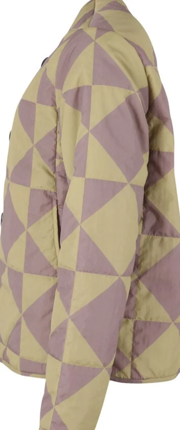 Daneland AOP Thermo Jacket Dk Rose Beige/Beige DIAMETRIC