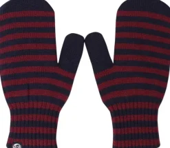 Danicebird Wool Mittens Dk Merlot/Dk Navy
