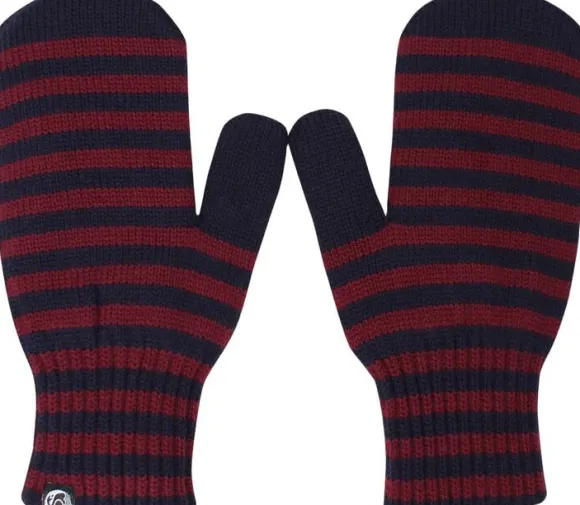 Danicebird Wool Mittens Dk Merlot/Dk Navy
