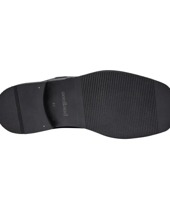 DELAWARE structure leather boots