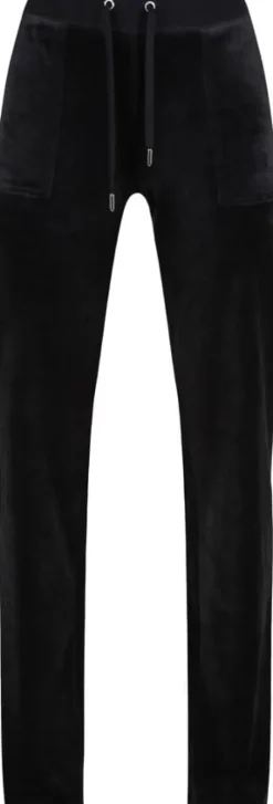 Del Ray Classic Velour Pant Pocket Design