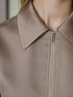 Denielle Heavy Sateen Jacket