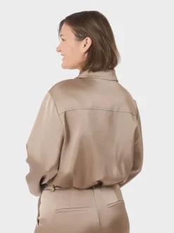 Denielle Heavy Sateen Jacket