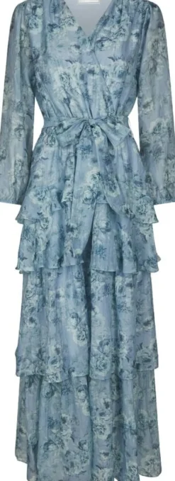 Denila Crepe Print Dress