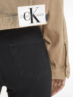 Denim cropped jacket