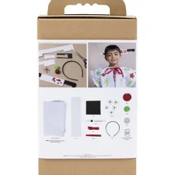 DIY Kit Spooky Udklædning, Kappe og hårbøjle, ass. Farver