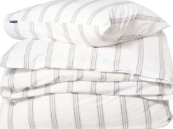 Dobby Striped Washed Cotton Percale Bed Set