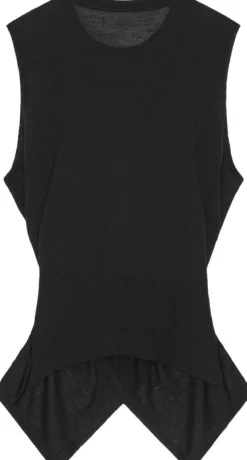 Draped Merino Wool Top