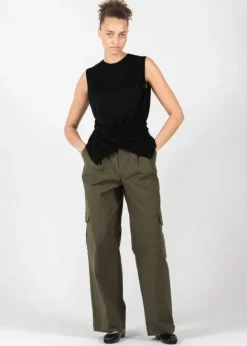Draped Merino Wool Top
