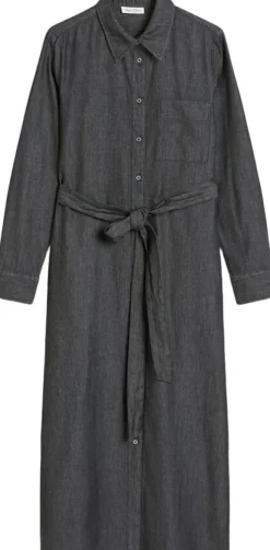 Dress, midi length, kent collar, bu