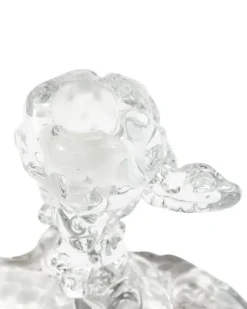 drip candle holder glass S