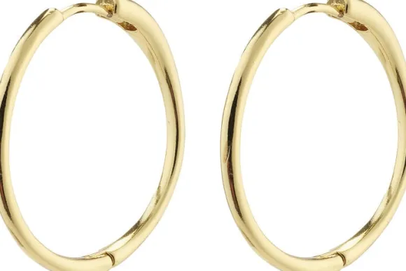 EANNA large hoops gold-plated