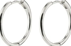 EANNA medium hoops silver-plated