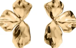 Earstud half flower