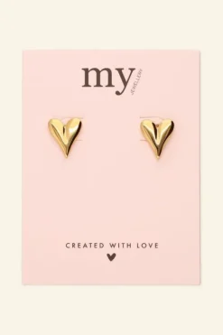 Ear studs heart