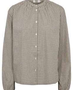 Ellen 3 Check Cotton Shirt - 100% Cotton GOTS