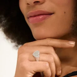 EMMETT ring silver-plated
