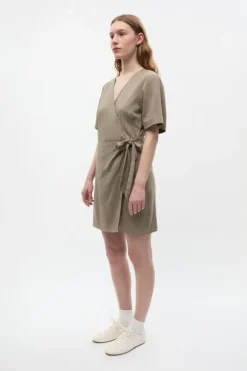 ENMARTINA SS WRAP DRESS 7244