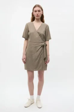 ENMARTINA SS WRAP DRESS 7244