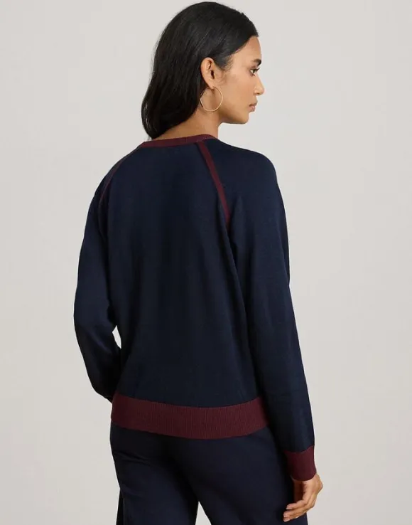 Equestrian-Print Cotton-Blend Sweater