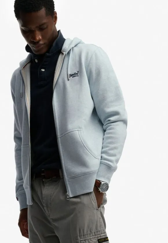 ESSENTIAL LOGO ZIP HOODIE HB