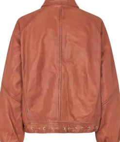 Eye leather bomber