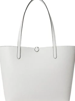 Faux-Leather Large Reversible Tote Bag