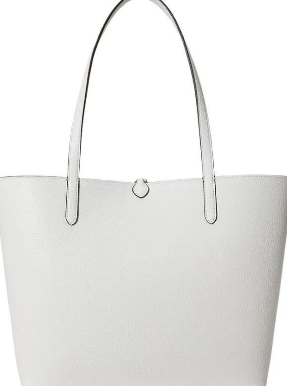 Faux-Leather Large Reversible Tote Bag