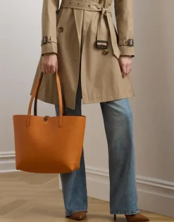 Faux-Leather Reversible Tote