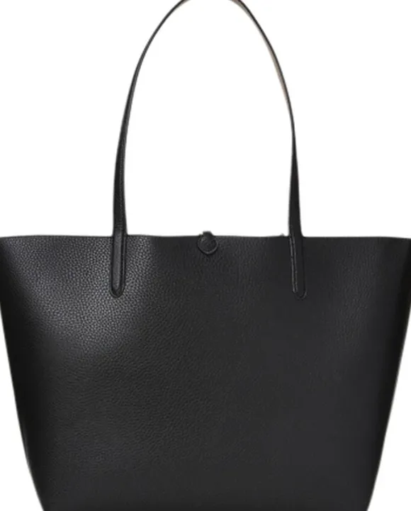 Faux-Leather Reversible Tote