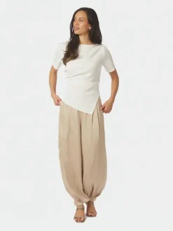 Fayla Drapy Satin Balloon Pants