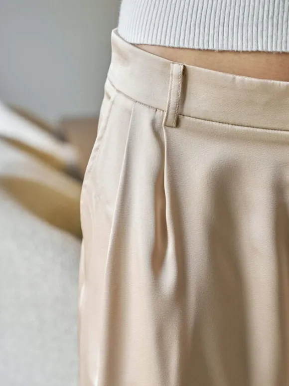 Fayla Drapy Satin Balloon Pants