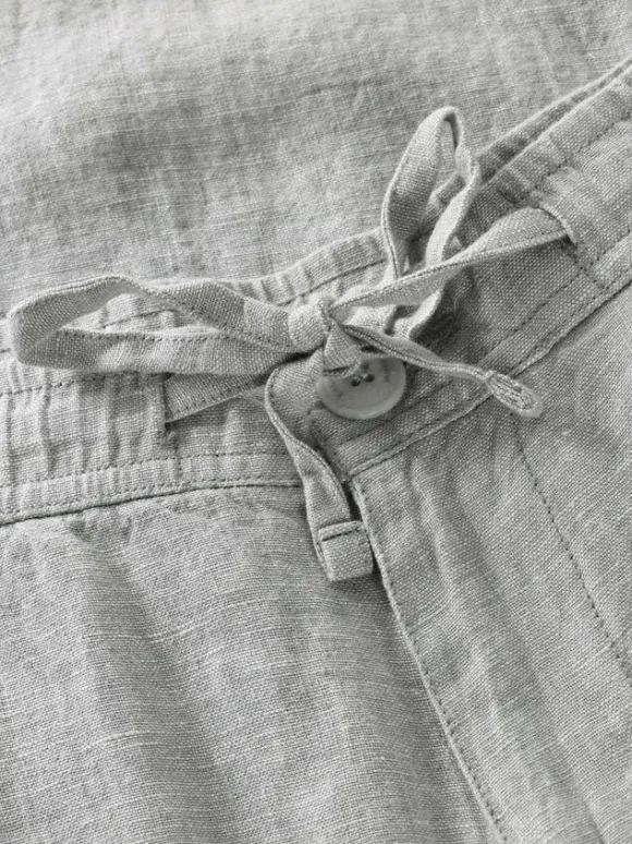 Fig loose linen pants